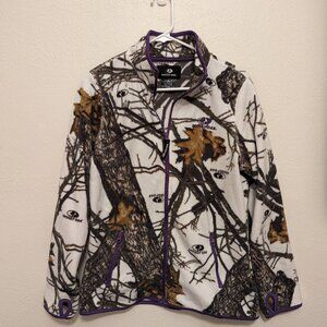 Mossy Oak Women's Fleece Camo Full Zip Jacket
